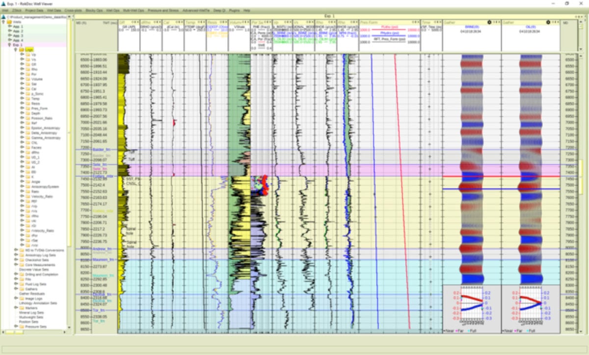 Rocks Software Software - RokDoc- Rock Physics Modeling